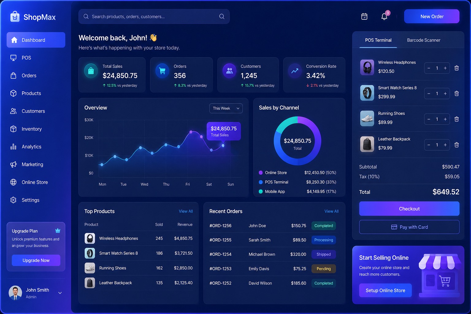 Sellino - Multi Vendor Ecommerce & POS