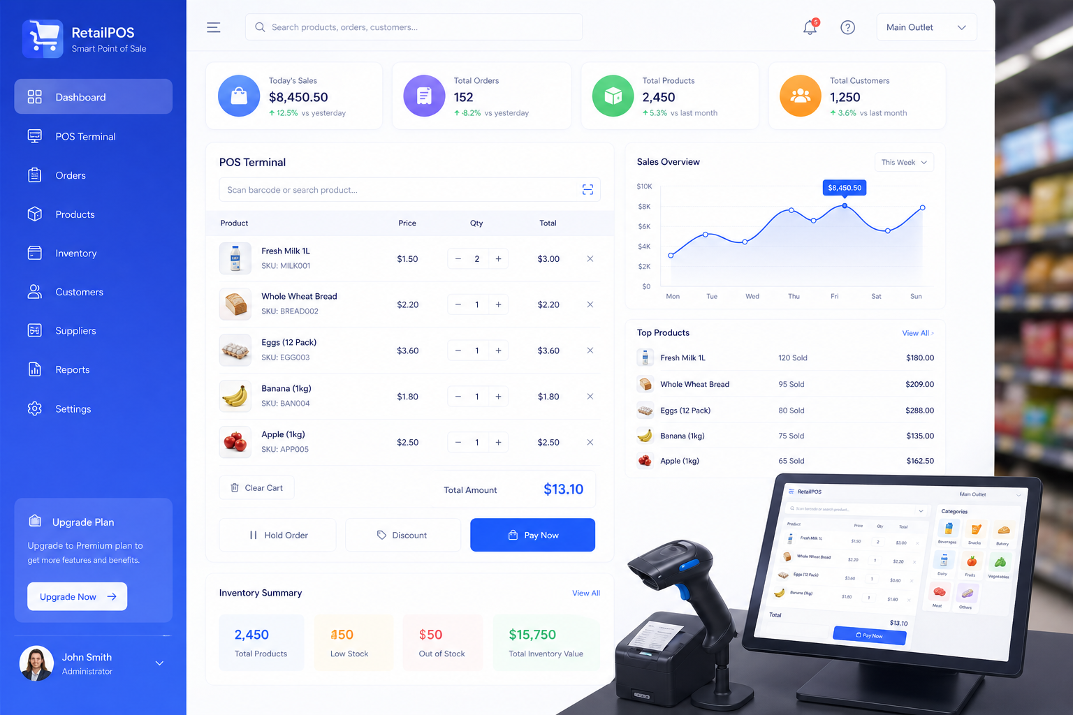 Supershop - POS & Inventory System